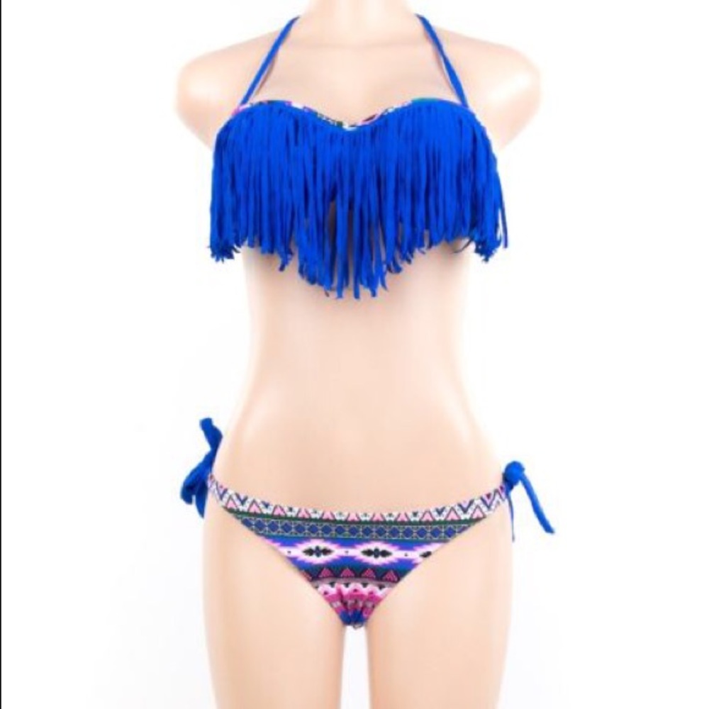 Royal blue bikini